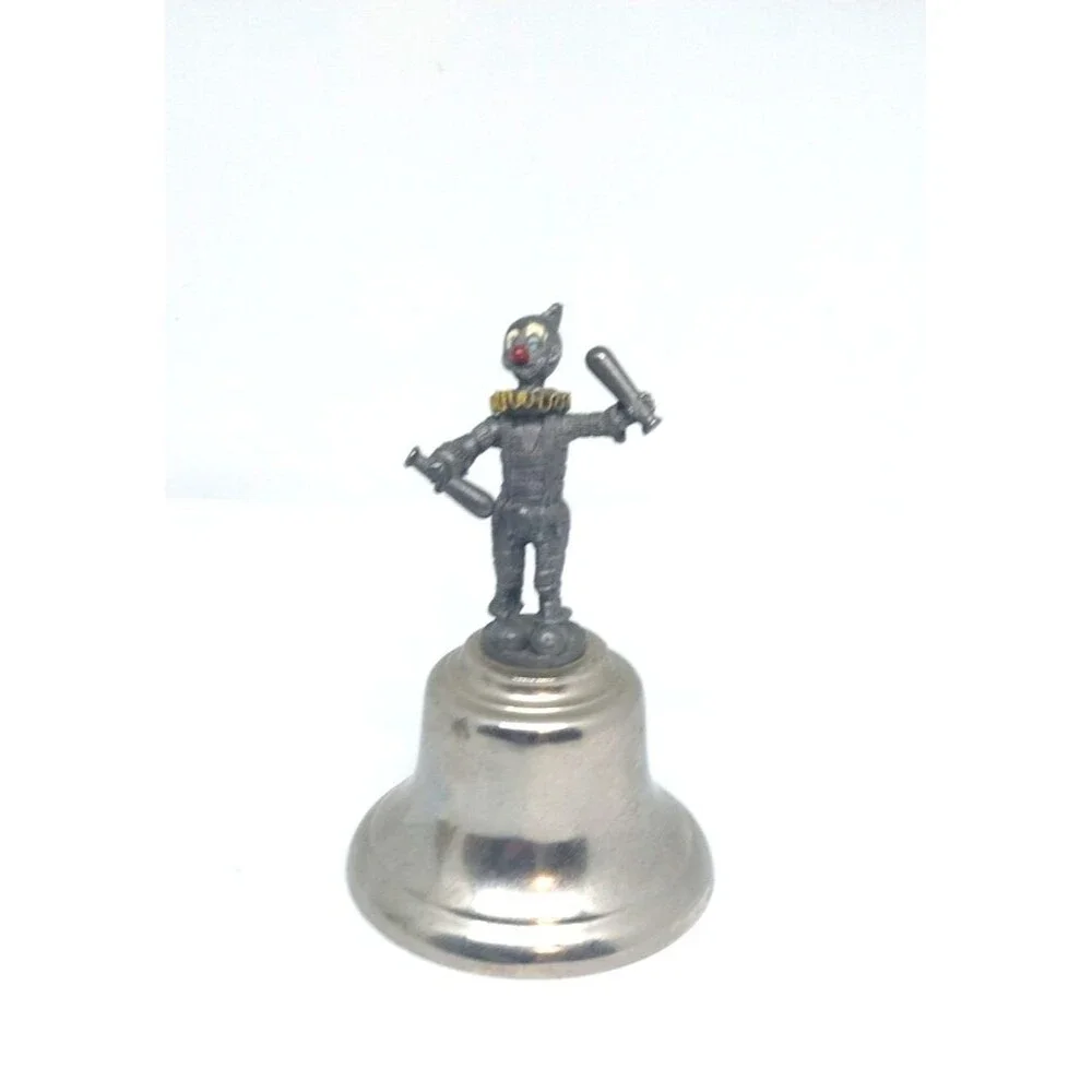 VTG Pewter  Juggling Clown Metal Standing 4